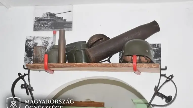 Csavarhúzóval piszkálta a második világháborús robbanószereket Pusztaszabolcson, felrobbant a lövedék. Fotó: ügyészség.hu