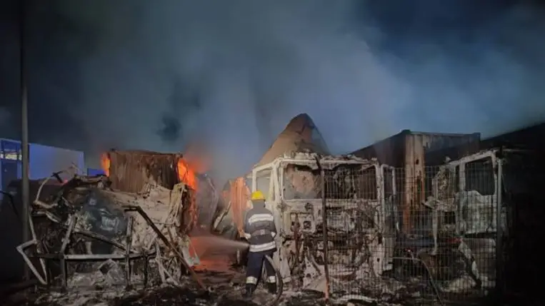 Orosz légicsapás érte Dél-Ukrajnát. Fotó:  t.me/odeskaODA