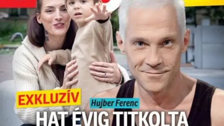 Hujber Feri 19 évvel fiatalabb párjával és kisfiával: először mutatta meg őket
