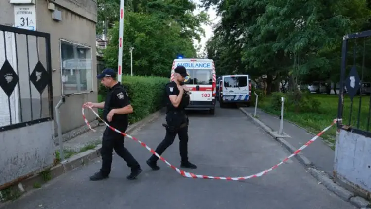 Gránátrobbanás ölt meg két embert egy kijevi lakásban. Fotó: rbc.ua