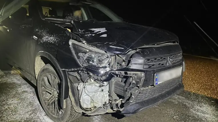 Az ungvári járási Rativci (Rát) község történt közúti balesetben életét vesztette egy 83 éves nő. Fotó: Nemzeti Rendőrség