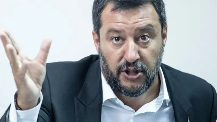 Matteo Salvini, a jobboldali olasz Liga párt vezetője