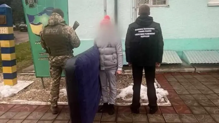 Negyedszer is lebukott: a Tiszán keresztül akart átkelni a határon. Fotó: Ukrán Állami Határőrszolgálat