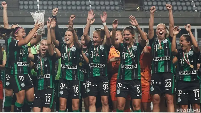 A Fradi áll a legjobb helyen a magyar csapatok közül