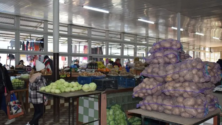 A kárpátaljai zöldségpiacokon a forgalom szempontjából az év első két hónapja számít a leggyengébbnek. Fotó: Kárpátinfo/Kovács Elemér