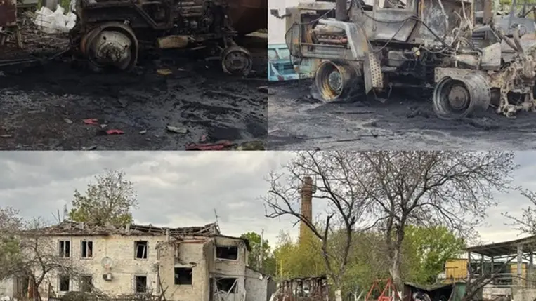 Orosz légitámadás ért egy farmot