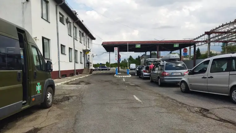 Asztélyi határátkelő. Fotó: Vitalij Glagola újságíró Telegram-csatornája