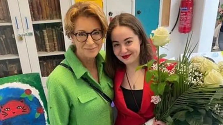 Stahl Judit lánya gyönyörű volt a ballagásán