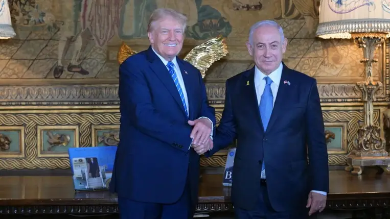 A közel-keleti béketeremtés lehetőségeiről is tárgyalt Donald Trump és Benjámin Netanjahu Fotó: Izraeli Kormányzati Sajtóiroda. 