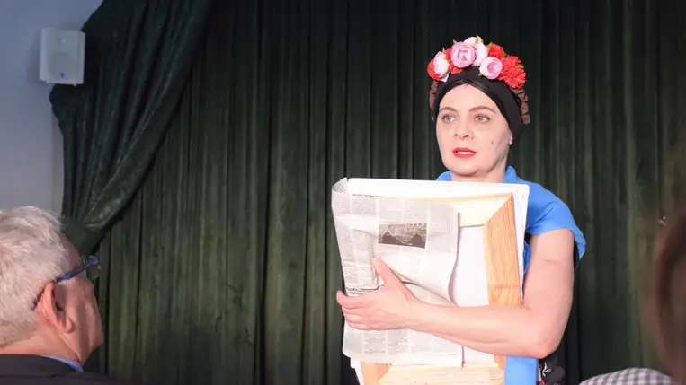 Évadzáró előadás a beregszászi magyar színházban - Frida: az életigenlés festője. Fotó: Kárpátinfo/Kovács Elemér