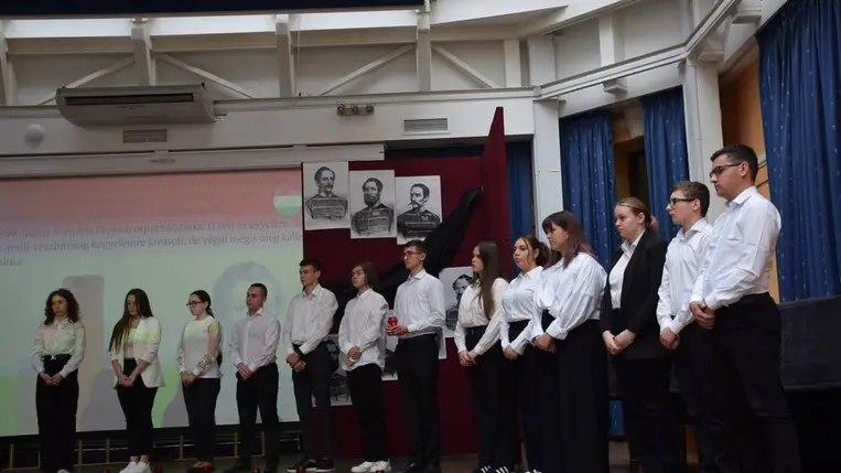 A szabadságharc mártírjaira emlékeztek a Rákóczi Főiskolán - Ne feledd hőseinket! Fotó: Kárpátinfó/ Kovács Elemér