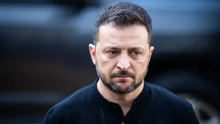 Volodimir Zelenszkij ukrán elnök Fotó: Hans Lucas via ( AFP )