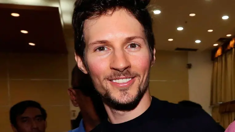  Pavel Durov, a Telegram üzenetküldő alkalmazás orosz-francia milliárdos alapítója és vezérigazgatója (Fotó: MTI/AP/Tatan Syuflana)