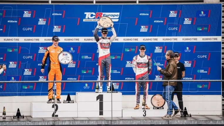 Spában is dobogóra állt Losonczy Levente a TCR Europe-ban. Fotó: (TCR Europe Series)