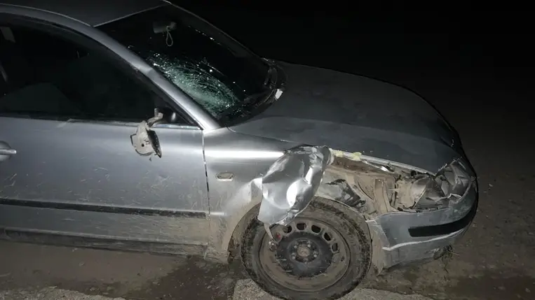 Halálos közlekedési baleset történt a Técsői járásban található Ternovo (Kökényes) faluban. Fotó: Nemzeti Rendőrség