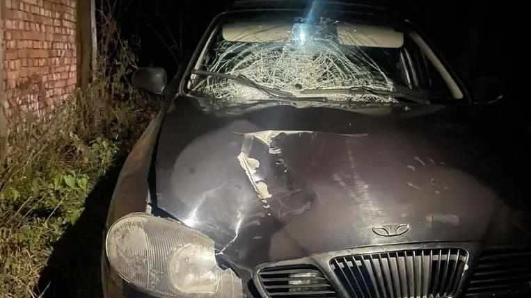 Elütött egy férfit, majd elmenekült a baleset helyszínéről: Kárpátalján elfogták a 19 éves autóvezetőt. Fotó: Nemzeti Rendőrség
