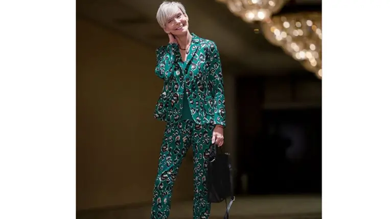 Jakupcsek Gabriella tetőtől talpig leopárdmintában