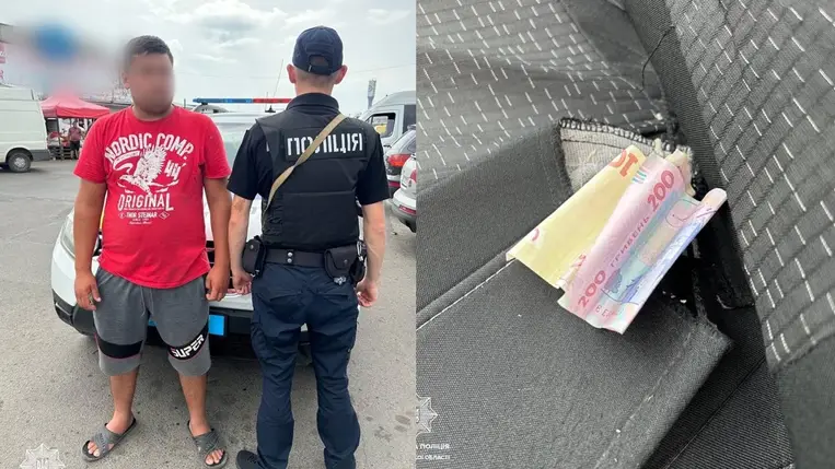 300 hrivnya kenőpénzt ajánlott a kárpátaljai közlekedési járőröknek. Fotó: Kárpátaljai Járőrszolgálat