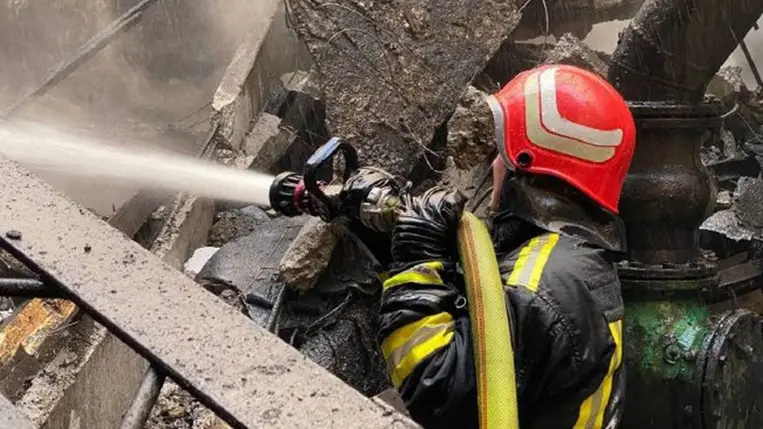 Három kritikus infrastrukturális létesítményt ért orosz légicsapás a Lviv régióban. Fotó: t.me/Klymenko_MVS