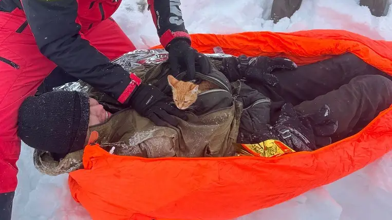 Cicája tartotta életben a Máramarosi-havasokból kimenekített ukrán fiatalembert
