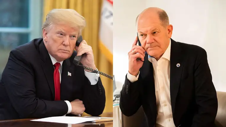  Egyetért Scholz és Trump: „túl régóta tart” az ukrajnai háború