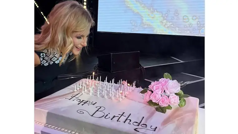 Várkonyi Andrea szülinapi fotón