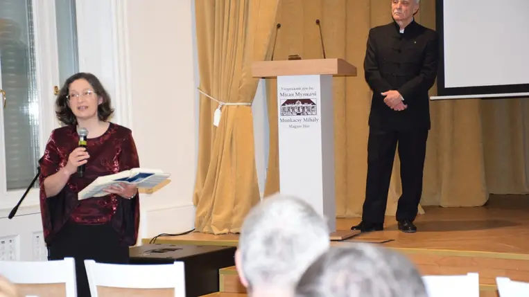 A Munkácsi Magyar Egylet rendezvényén - Művelődéstörténeti barangolások Popovics Bélával. Fotó: Kárpátinfó/ Kovács Elemér