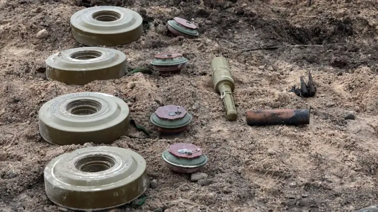 Taposóaknák. Illusztráció: Evgen Kotenko / NurPhoto / NurPhoto via AFP