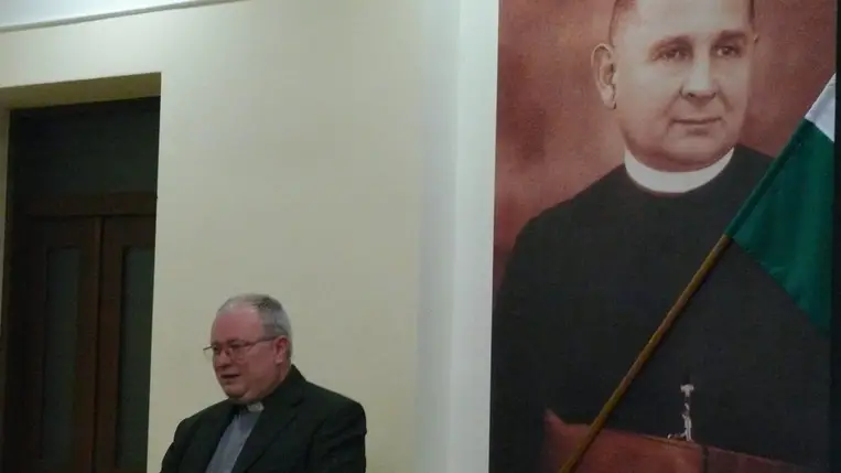 Hitvalló elődök: könyvbemutató Beregszászon - Pásztor Ferenc vértanú örök példája. Fotó: Kárpátinfó/ Kovács Elemér