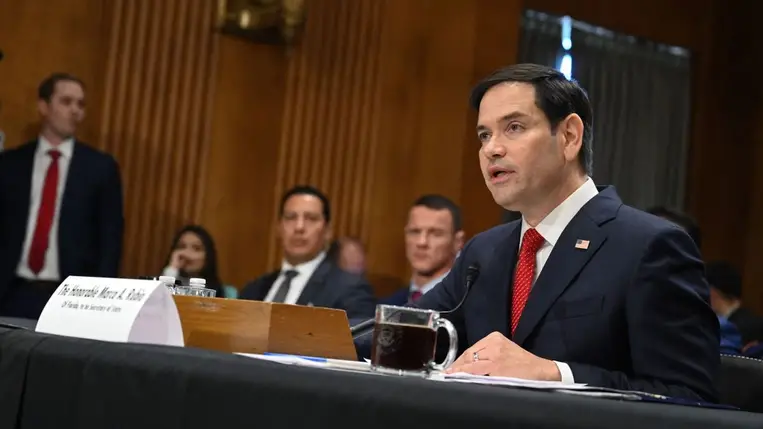 Az európai külügyminiszterek csúcsán várhatóan Marco Rubio amerikai és Andrij Szibiha ukrán külügyminiszter is részt fog venn / Fotó: Anadolu via AFP