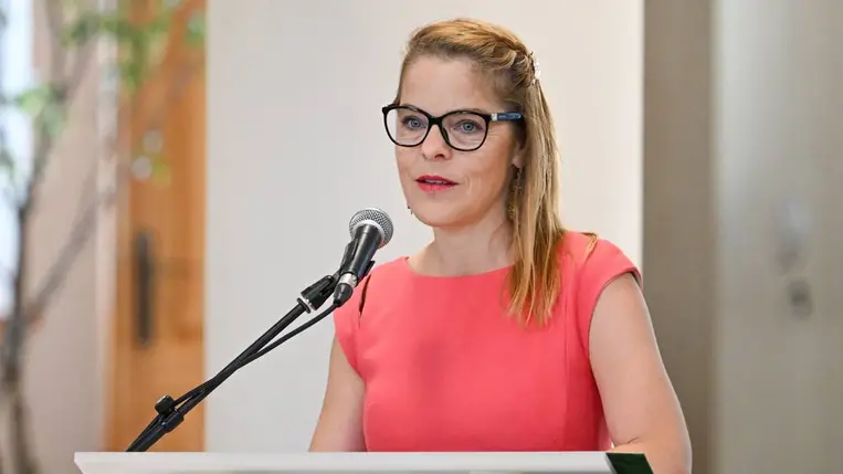 Balatoni Katalin, a Belügyminisztérium köznevelési helyettes államtitkára (Fotó: MTI/Illyés Tibor)