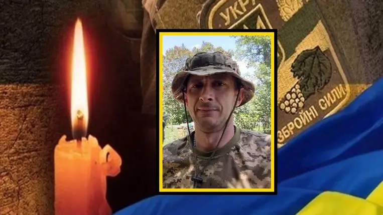 A 47 éves Viktor Bozsko katona elesett a háborúban (Turjaremete/Turja-Remeta, Ungvari járás, Kárpátalja)