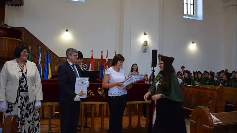 Diplomaátadó ünnepség a Rákóczi Főiskolán - Küzdelem, megmaradás, újrakezdés. Fotó: Kárpátinfó /  Kovács Elemér