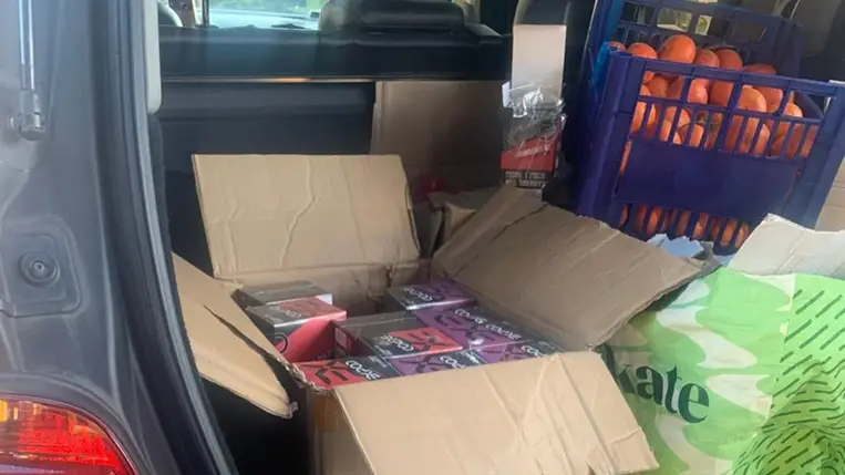 Elektromos cigaretták csempészetét akadályozták meg az ukrán-szlovák határon. Fotó: Ukrán Állami Határőrszolgálat