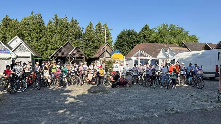 Élménybeszámoló a kárpátaljai nagycsaládosok balatoni kerékpártúrájáról