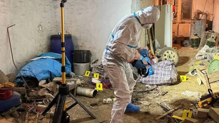 Feldarabolt holttestet találtak Kárpátalján: három gyanúsítottat tartóztattak le gyilkosság miatt. Fotó: Nemzeti Rendőrség