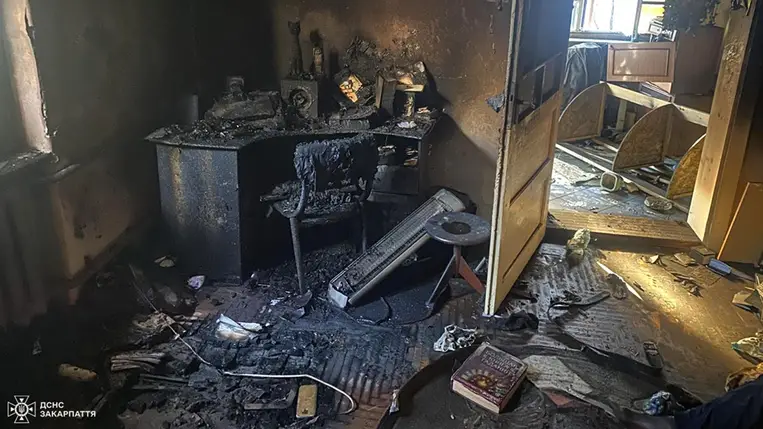 59 éves férfi halt meg egy nagyszőlősi tűzben. Fotó: DSZNSZ