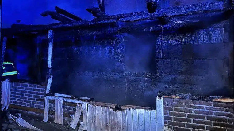 Halálos tűzeset történt Aknaszlatinán. Fotó: DSZNSZ