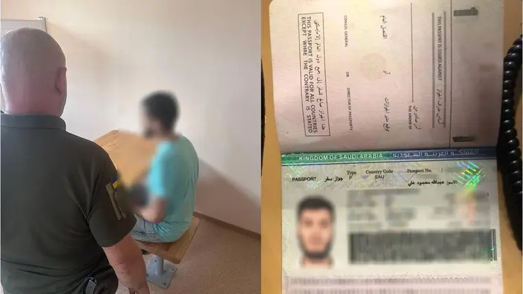 Hamis útlevéllel és vesztegetési kísérlettel próbált külföldre jutni egy lvivi férfi. Fotó: Ukrán Állami Határőrszolgálat