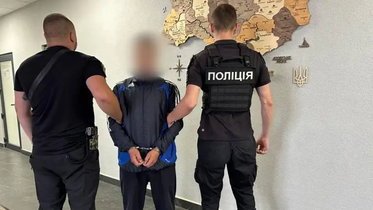 Kárpátalján elfogták a palágykomoróci görögkatolikus templom feltételezett gyújtogatóját. Fotó: Ukrán Nemzeti Rendőrség