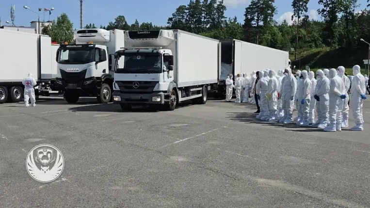 Lezárult az isztambuli megállapodás utolsó szakasza, amely során Ukrajna 1245 újabb holttestet kapott vissza. Fotó: t.me/Koord_shtab