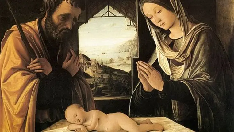 Lorenzo Costa: Szent család (Forrás: Wikipédia)