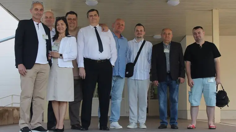 MET-konferencia Révkomáromban kárpátaljai részvétellel. Fotó : A konferencia kárpátaljai résztvevői