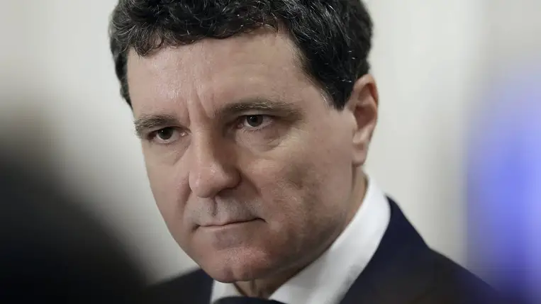 Nicusor Dan, román államfõ. MTI/EPA/Robert Ghement.