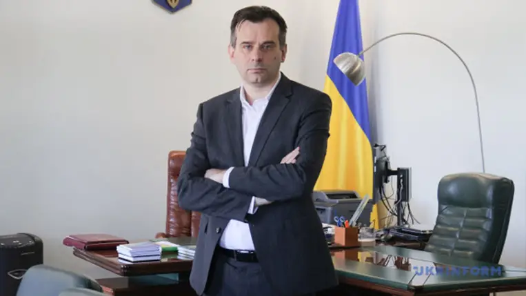 Oleh Didenko, Ukrajna Központi Választási Bizottságának elnöke. Fotó: Ukrinform