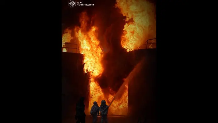 Orosz drónok csaptak le Csernyihivben: energialétesítményt és üzemet találtak el, áramszünetek a városban. Fotó: DSZNSZ