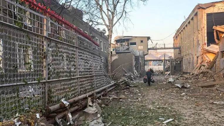 Orosz légicsapás ért egy börtönt a Zaporizzsjai területen – legalább 17 halott, több tucat sérült. Fotó: t.me/minjustofficial