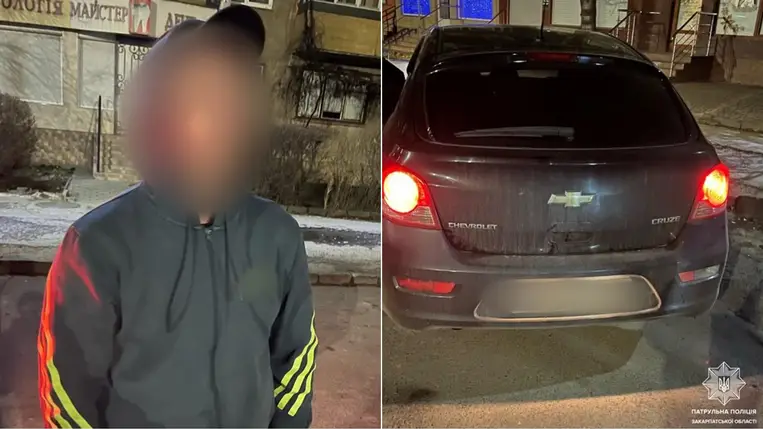 Ungváron több mint 92 ezer hrivnyára büntettek egy ittasan, jogosítvány nélkül vezető sofőrt. Fotó: Kárpátaljai Járőrszolgálat