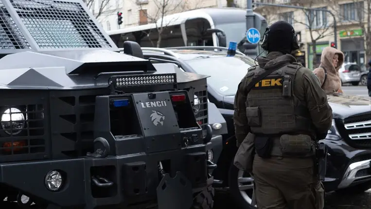 A Terrorelhárítási Központ (TEK) egysége (Fotó: MTI/Kocsis Zoltán)
