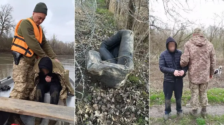 Majdnem belefulladt a Tiszába egy lembergi férfi. Fotó: Ukrán Állami Határőrszolgálat